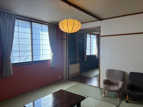 ห้องพักสไตล์ญี่ปุ่น 12 เสื่อทาทามิ ฝั่งภูเขา (อาคารหลัก)