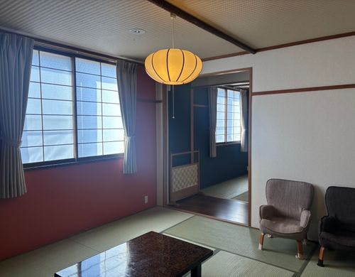 本館山側１２畳和室