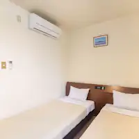 *【ห้องเตียงคู่ปลอดบุหรี่/(มีเครื่องปรับอากาศ)】