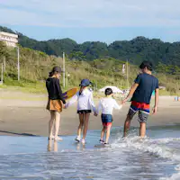 ชายหาดอิวาอิอยู่ห่างจากโรงแรมเพียง 5 นาทีโดยการเดิน!