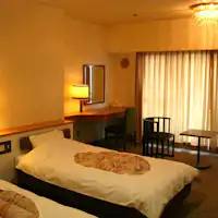 ห้องพักแบบเตียงคู่สไตล์ตะวันตก