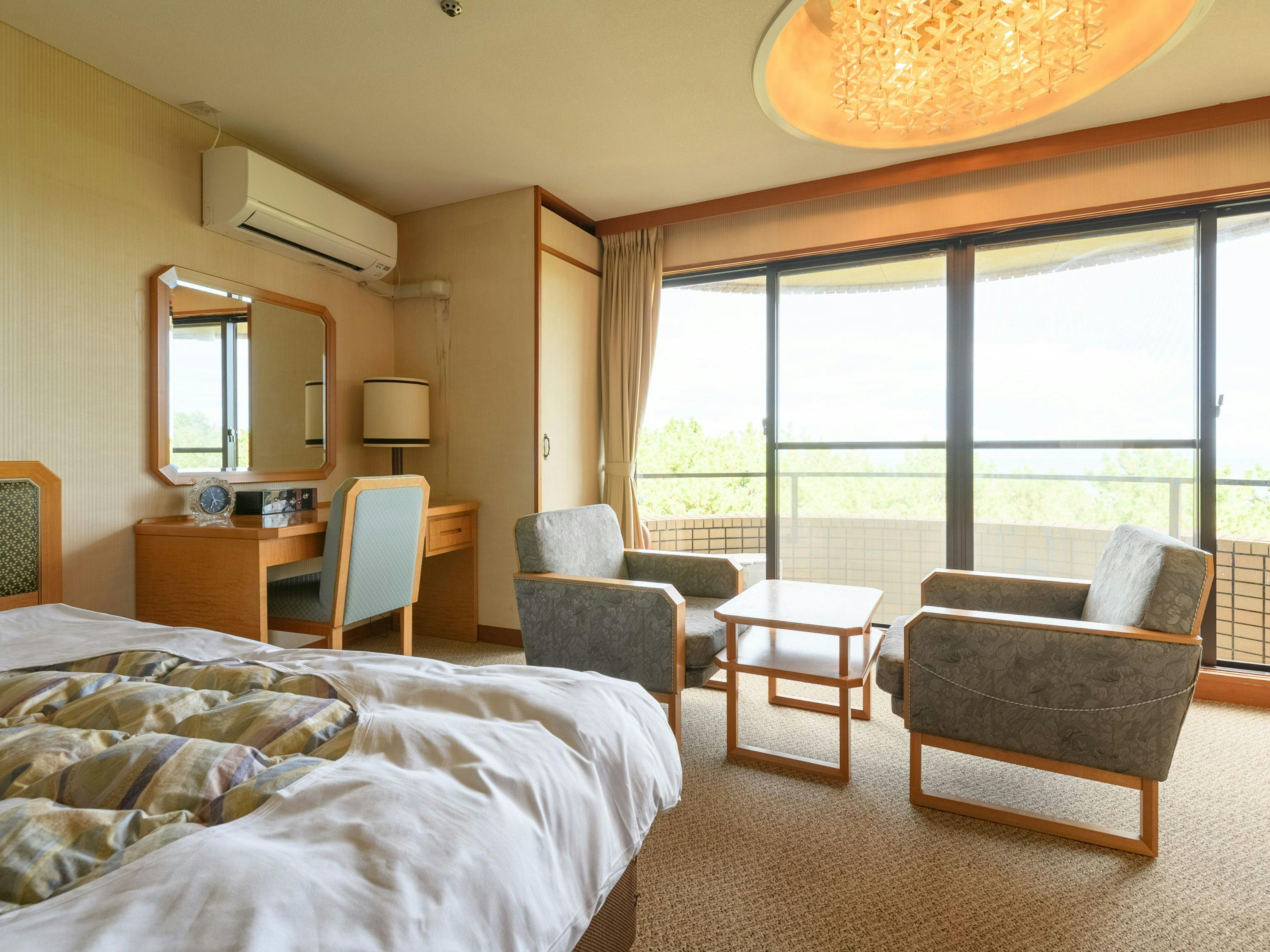 ห้องพักแบบตะวันตกเตียงคู่