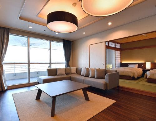 特別室は 和室のお部屋にベッドを完備