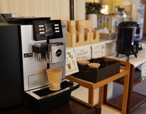 モーニングコーヒーの無料サービス