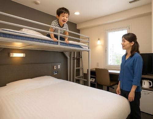 今日はロフトで寝よう！特別な旅※使用感