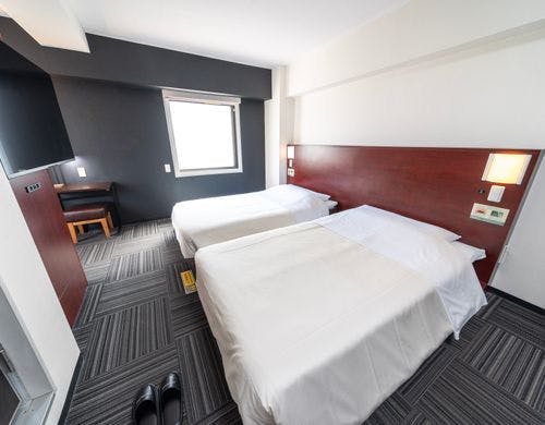 17平米, ベッドサイズ120幅×2台