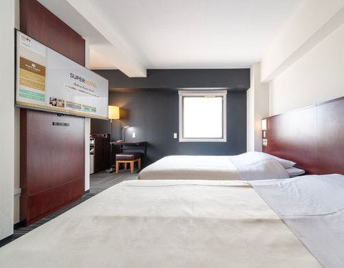 12センチ幅のベッドを2台ご用意♪