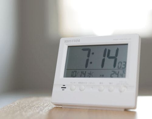 モーニングコールとしてご使用ください