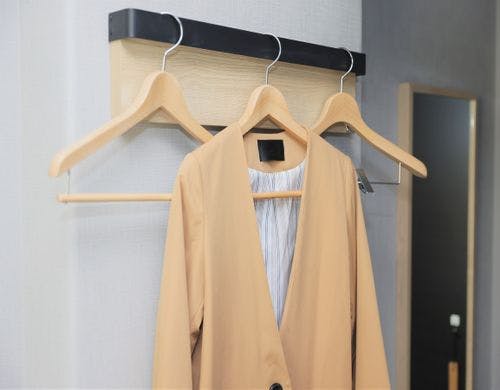 大切なお洋服もシワになりません♪