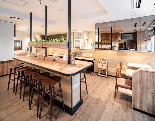 ハイチェアでおしゃれな空間を演出