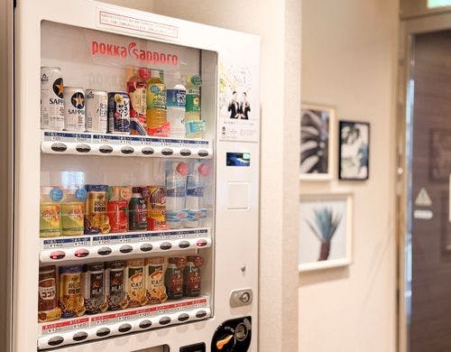 ドリンク類も館内でゲット！だからラクラク