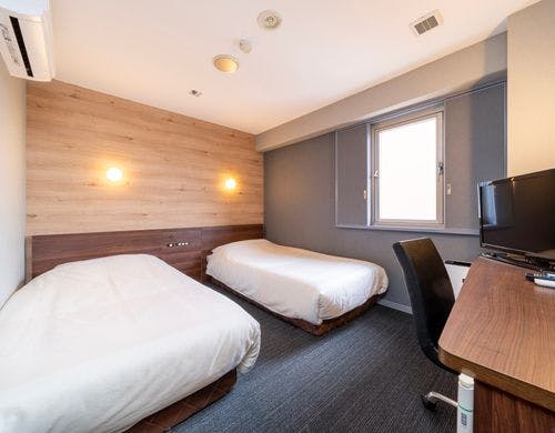 ベッド2台のツインルーム♪