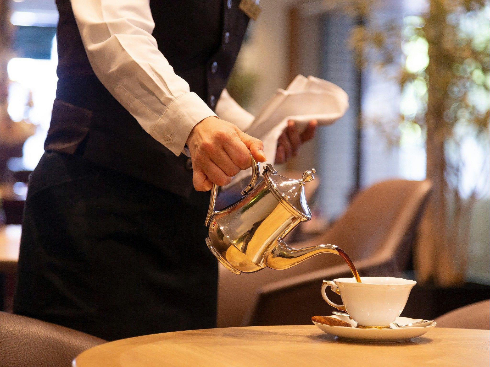 享受一樓咖啡廳「Argo」的現磨咖啡。