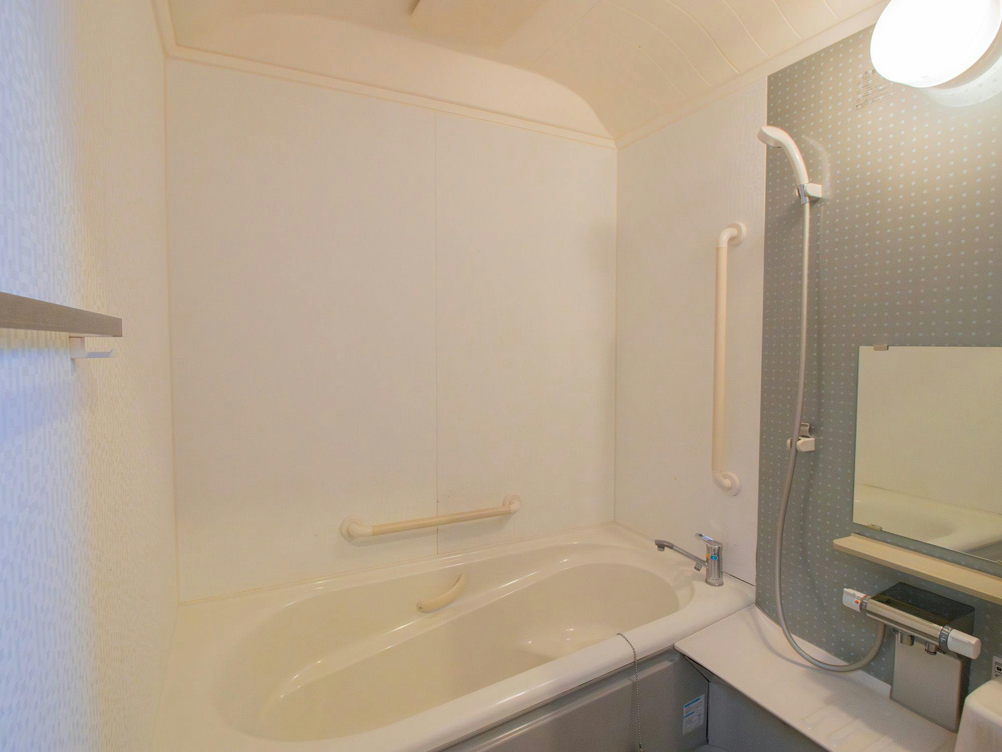 Private bathroom included. Enjoy a relaxing bath anytime you like.