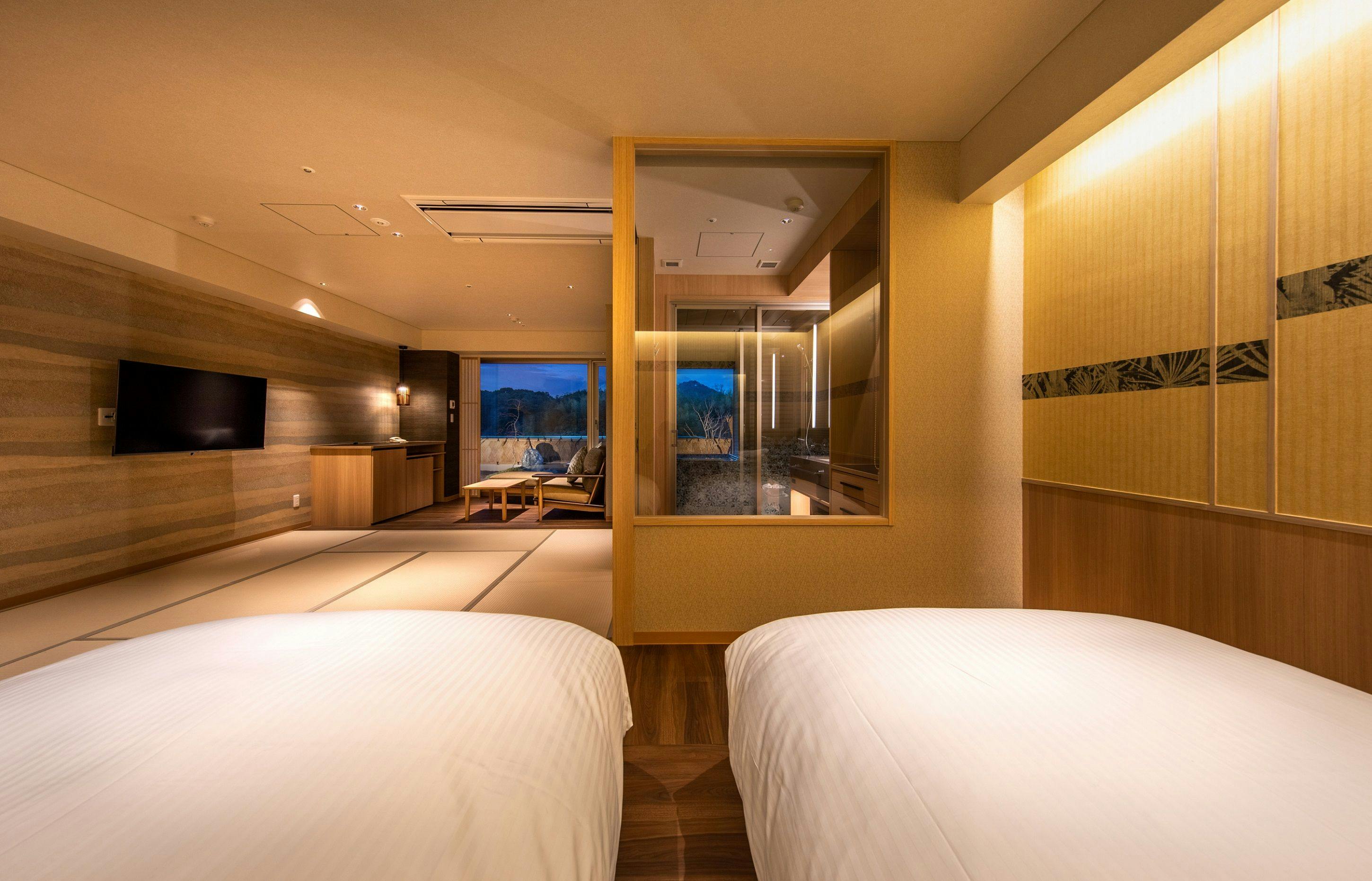 4樓附露天溫泉的客房