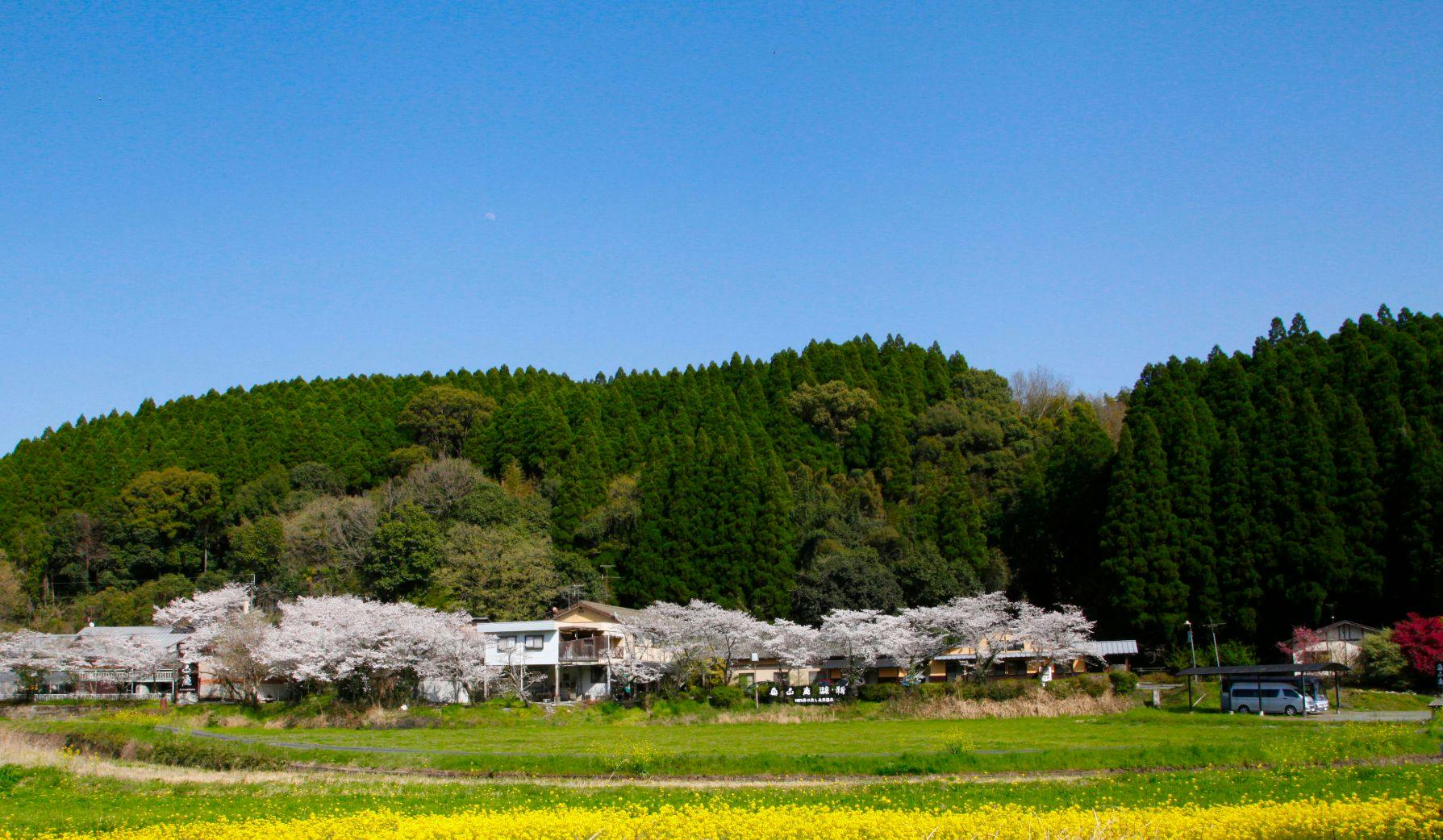 【熊本県山鹿・平山・植木の貸し別荘・コテージ・ログハウス】奥山鹿温泉旅館