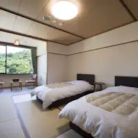 ห้องนอนสไตล์ญี่ปุ่นปลอดบุหรี่ (เตียงคู่) พร้อมห้องน้ำ