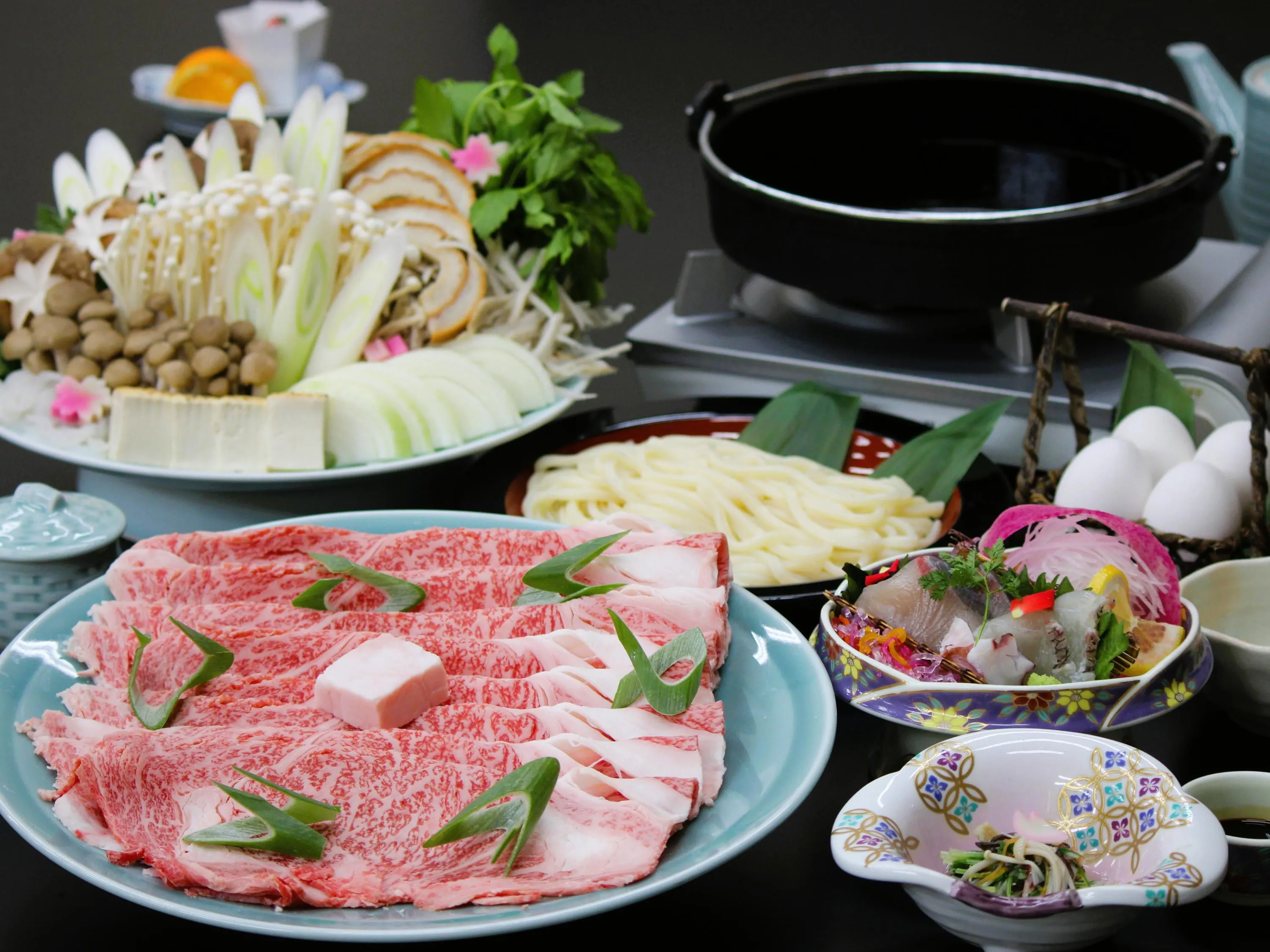 ภาพตัวอย่างแผนหม้อสุกี้ยากี้สูตรพิเศษ (สำหรับ 4 ท่าน)