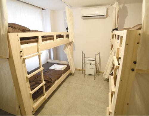 ・【男女混合ドミトリー一例】