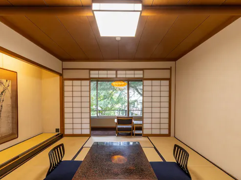 Garden-side standard guest room