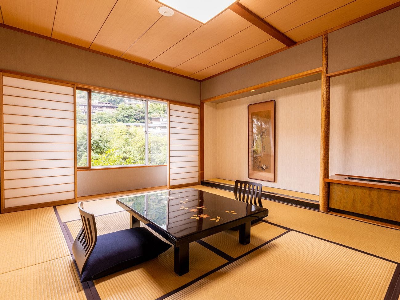 【山莊】庭園側・淋浴間