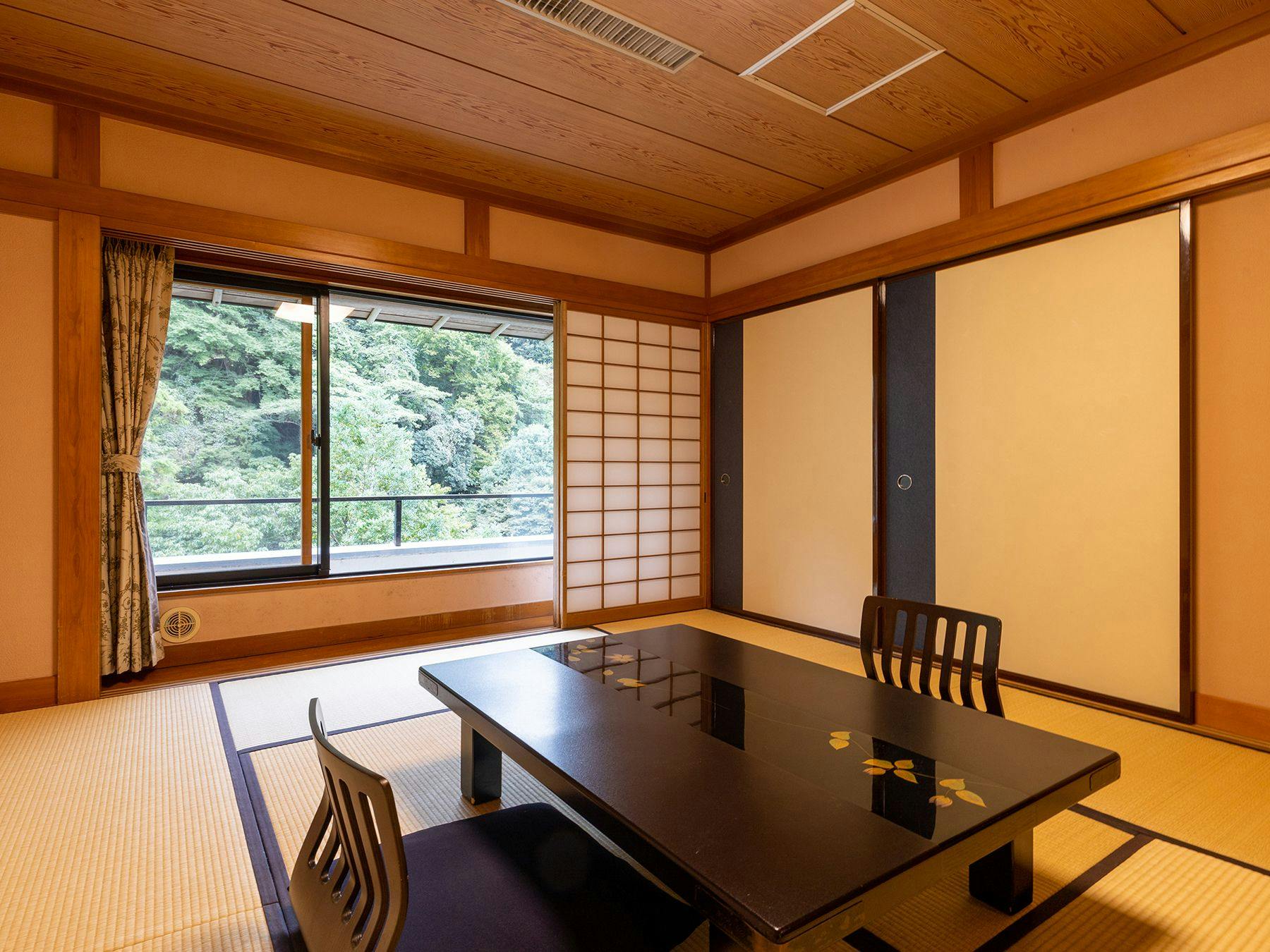 Mountain Side Standard Guest Room (10-Tatami Japanese-Style Room + Western-Style Room), Non-Smoking