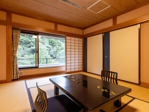 Mountain Side Standard Guest Room (10-Tatami Japanese-Style Room + Western-Style Room), Non-Smoking