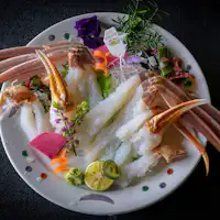 【ปูซาชิมิ】มีรสหวานเข้มข้นและอร่อยเป็นเอกลักษณ์