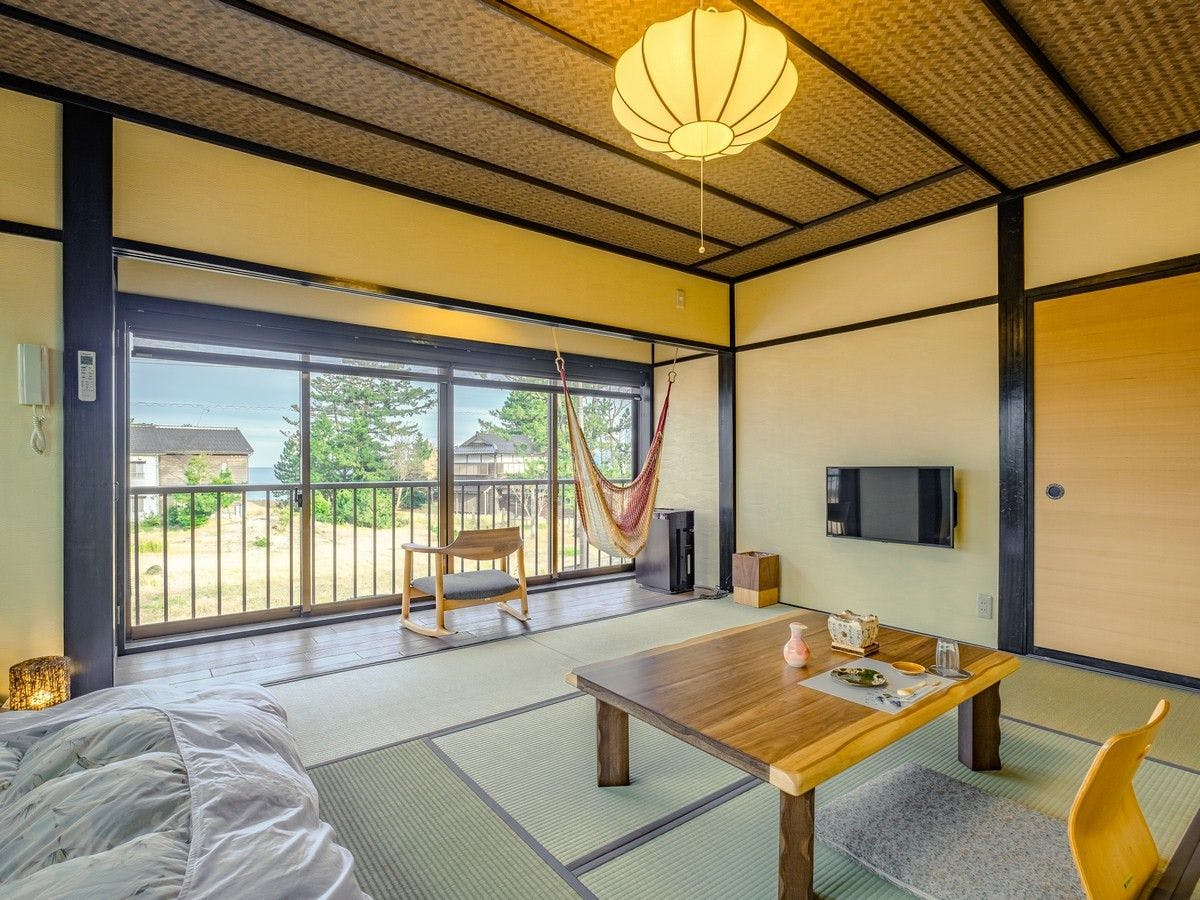【Tateyama】ห้องสไตล์ญี่ปุ่นกว้างขวางพร้อมวิวทะเล