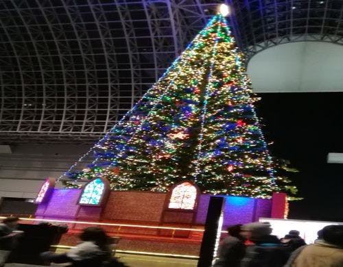 京都駅イルミネーションです。