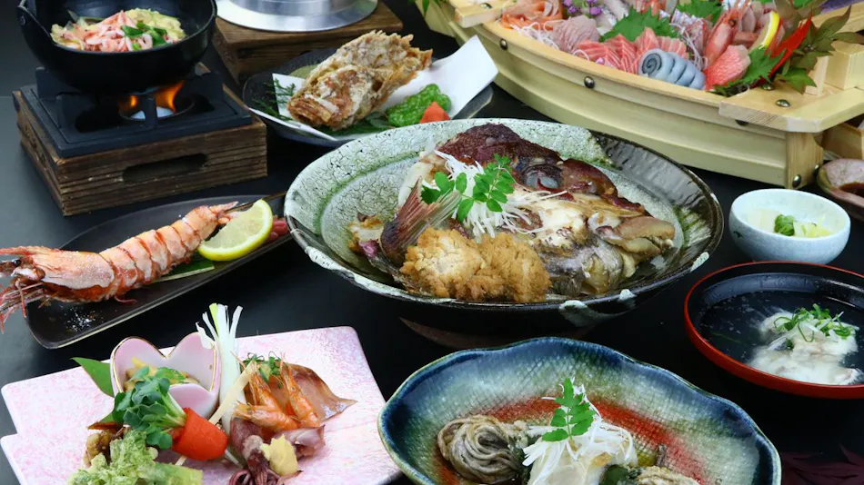 Local Fish Cuisine Hot Spring Inn Yadokari