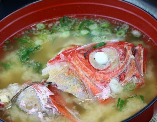 朝食◆大きなお味噌汁！人気のアラ汁