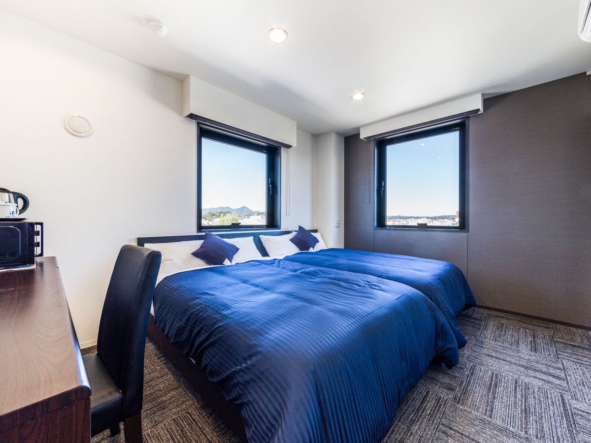 ◆Kamar Twin◆ Semua kamar dilengkapi dengan tempat tidur Simmons!