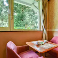 ห้องพักแบบเซมิสูทเตียงคู่