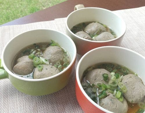 ご当地朝食メニュー千葉産　つみれ汁