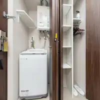 เครื่องซักผ้าและราวแขวน (Twin)