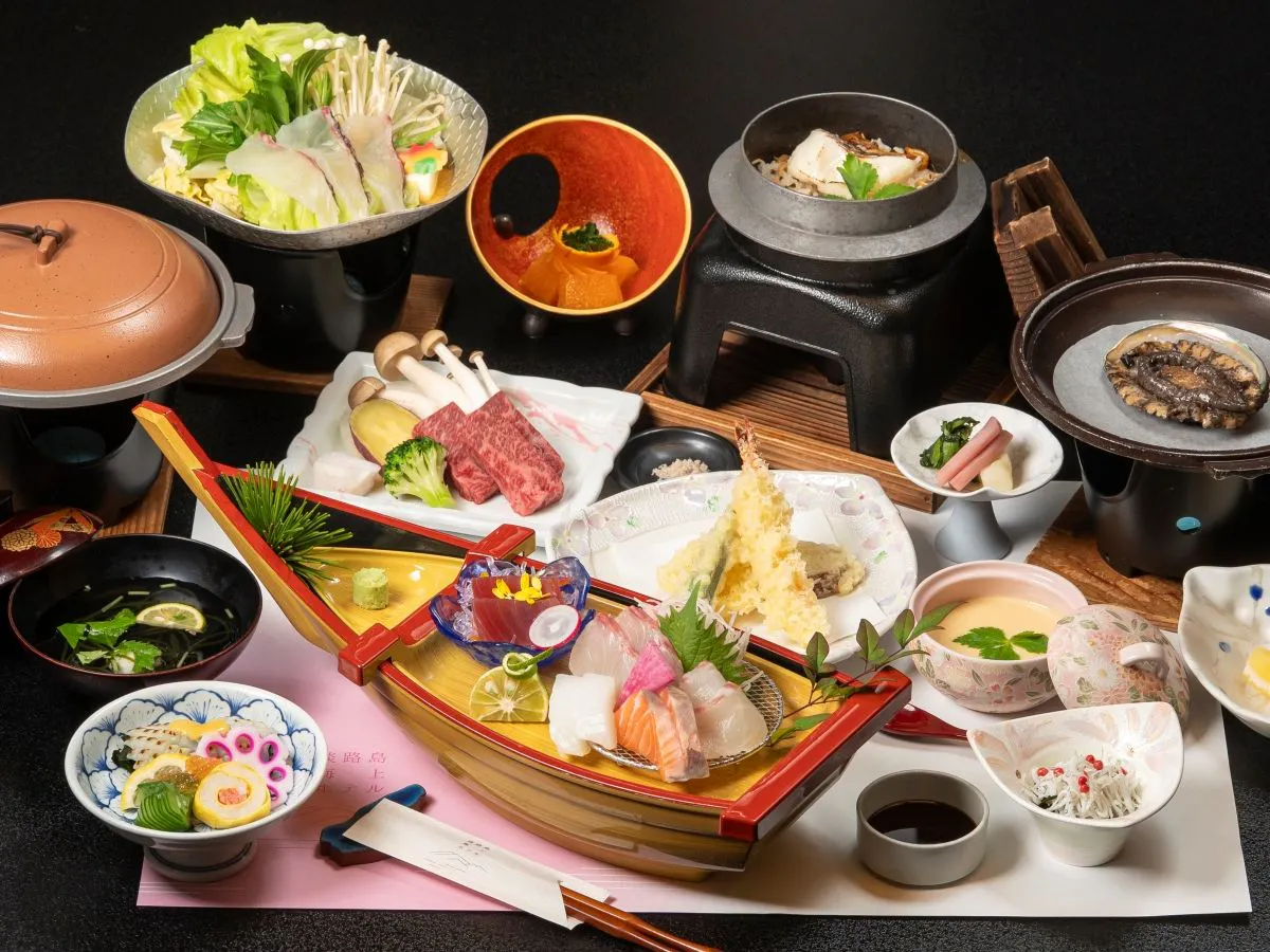 *【Makan malam (contoh)】Kaiseki Tiga Cita Rasa Utama