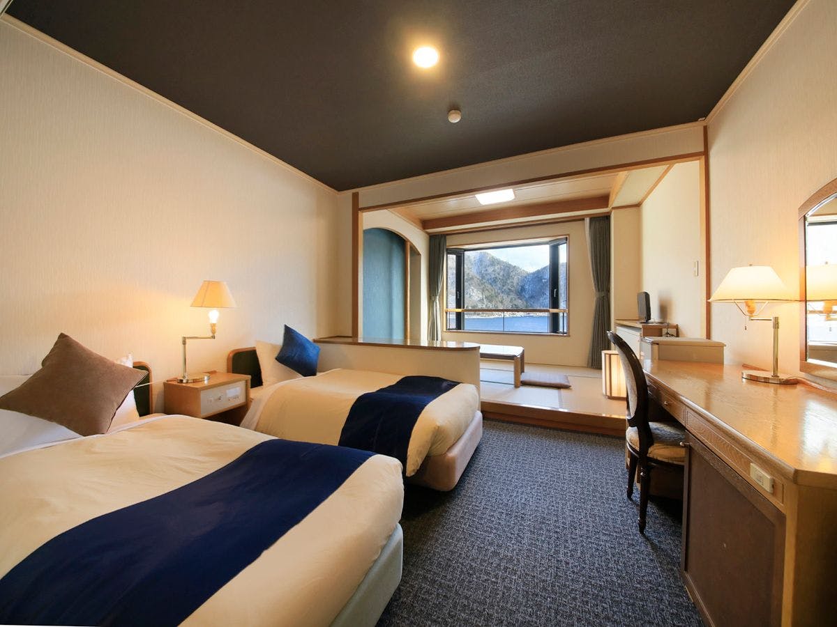 ห้องสไตล์ญี่ปุ่น-ตะวันตก (1–5 ท่าน) / 34 ตร.ม. ※ปลอดบุหรี่