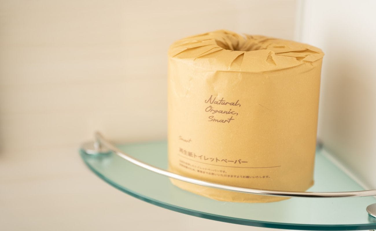 กระดาษชำระที่ใช้กระดาษรีไซเคิล