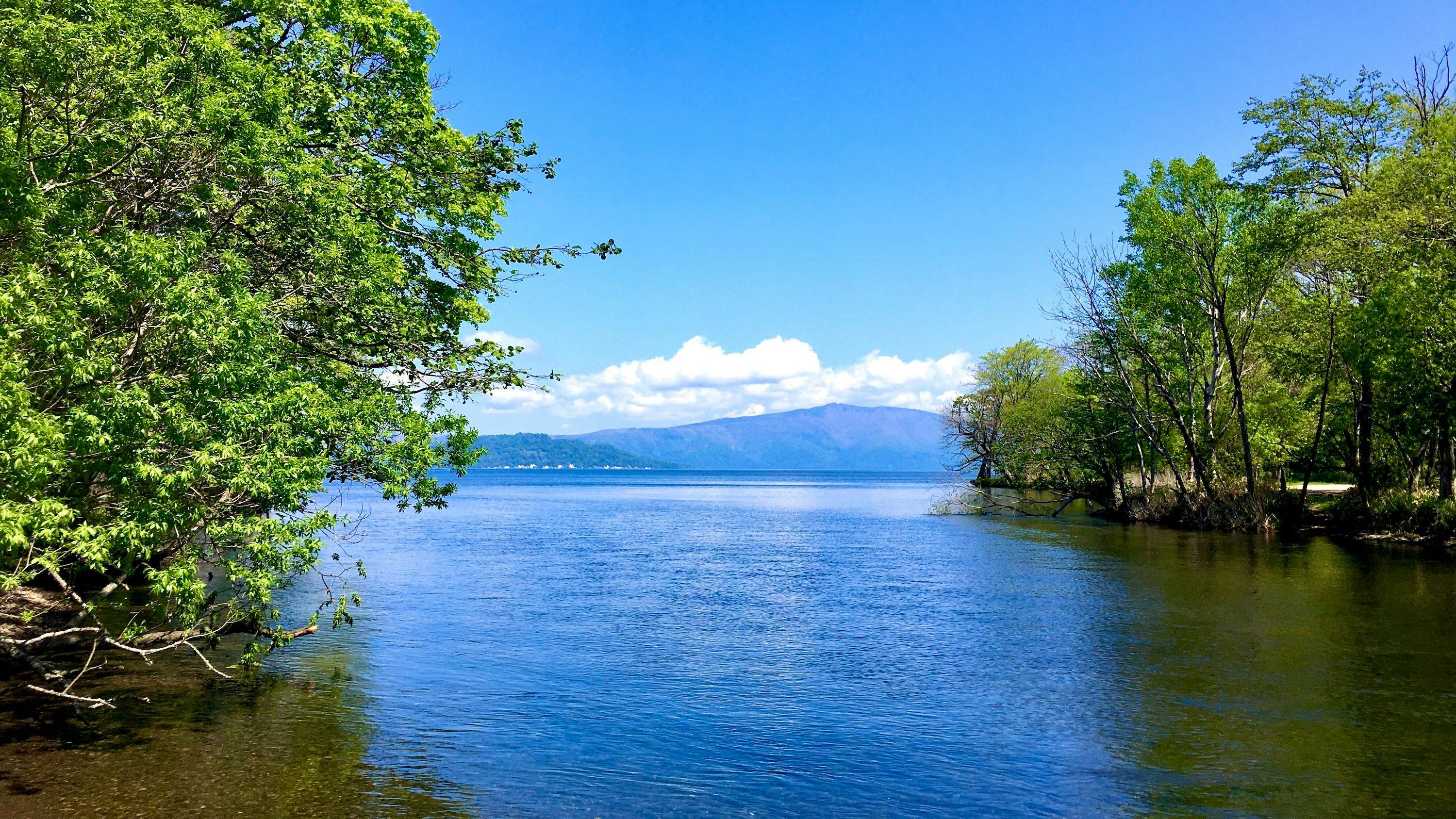 ต้นน้ำแม่น้ำคุชิโระ ทางออกของทะเลสาบคุชชาโระ