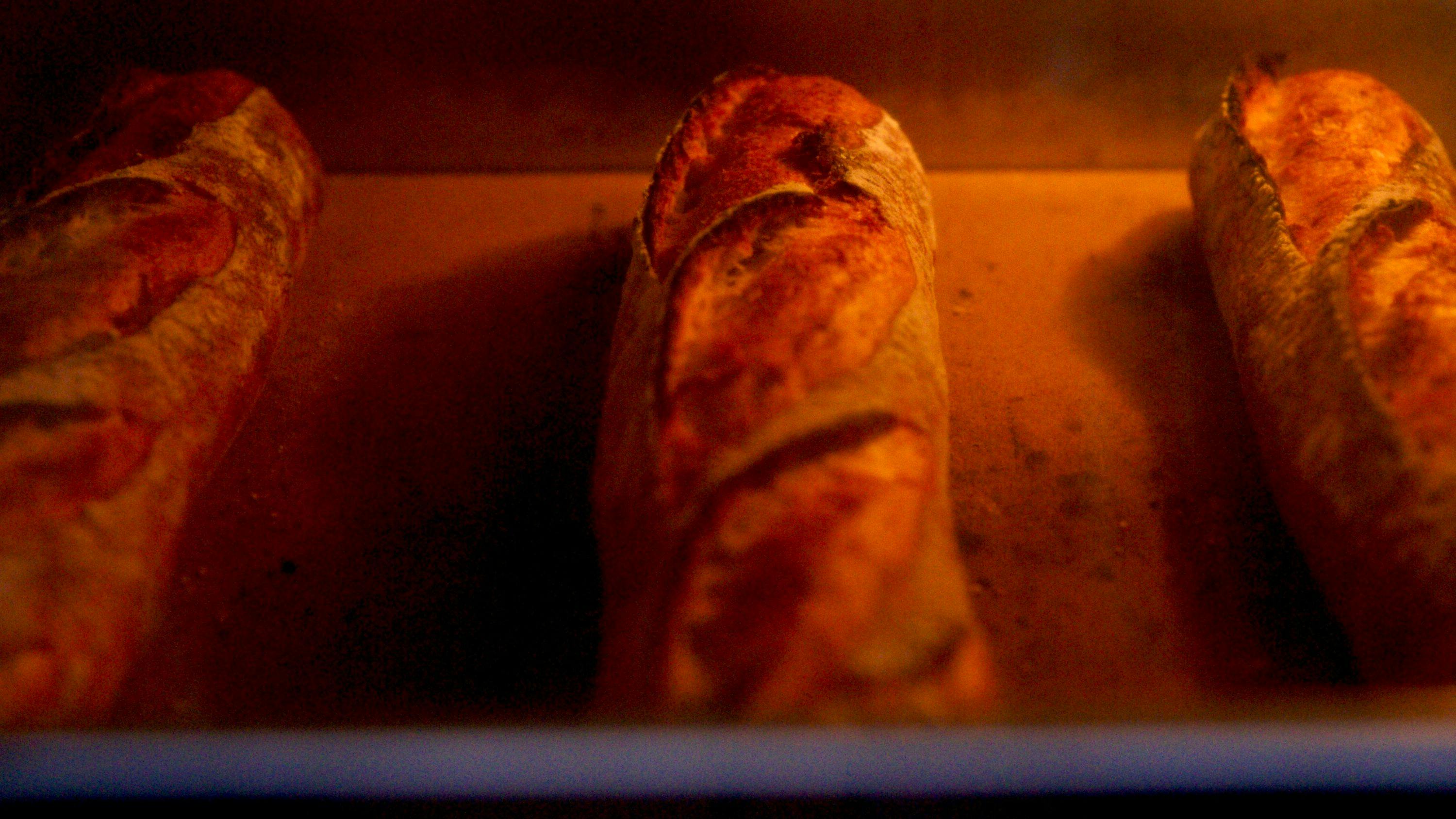 บาแกตต์ที่อบในเตาอบ