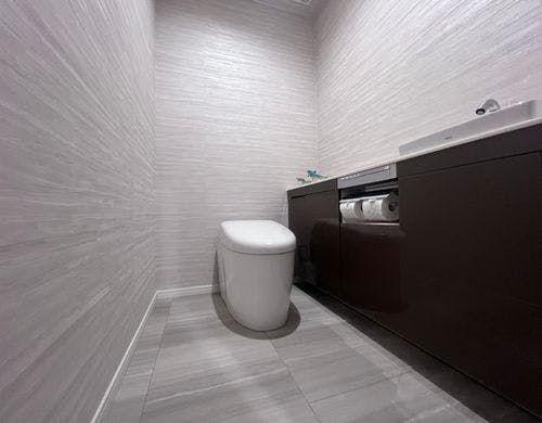 ２階トイレ、トイレカウンター