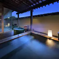 【บ่อน้ำพุร้อนเทนโบชิ・อ่างอาบน้ำกลางแจ้ง】