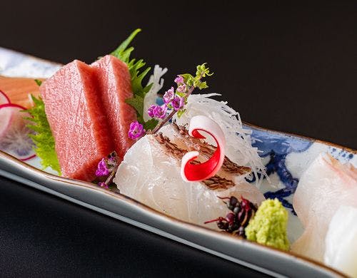 【夕食】季節のお造り一例