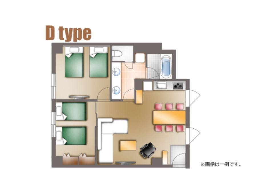 Contoh Pelan Lantai Bilik Deluxe