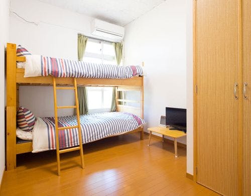 【2段ベットタイプ】エアコンも完備