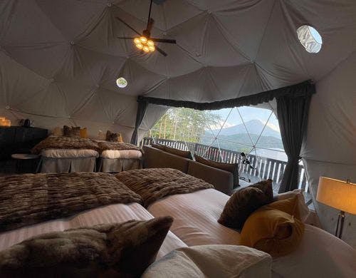 ラグジュアリードームJupiterの内装