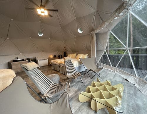 ラグジュアリードームマーキュリーの内装