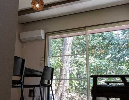 キッチン付きのリビング