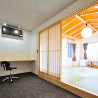 ■ Non-Smoking Japanese-Western Style Room, 9 Tatami Mats, Main Building (Desk Side) B7
